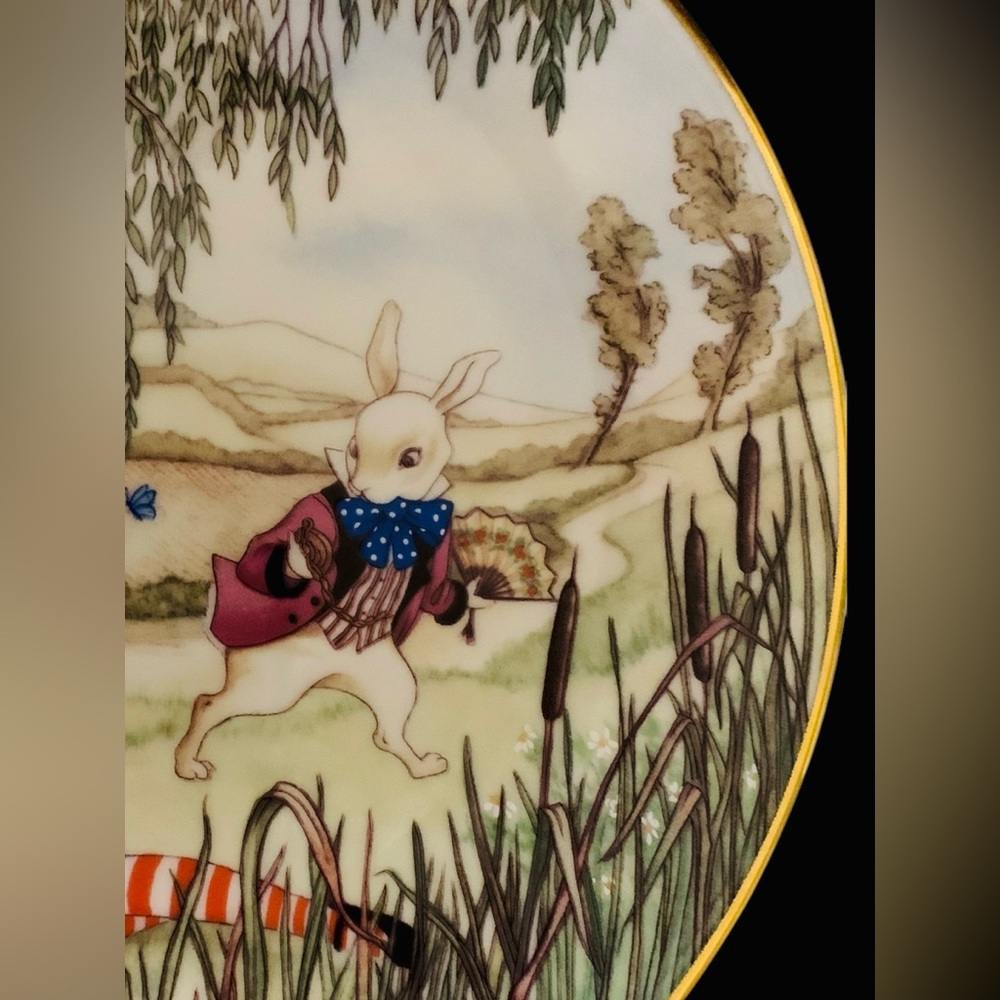 Limoges,  Alice in Wonderland collection Limited Edition, Plate #1 - Picture 3 of 5